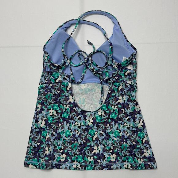 Athleta Y2K Size Small Padded Floral Tank With Strappy Back Very Body Fitting - Picture 5 of 5